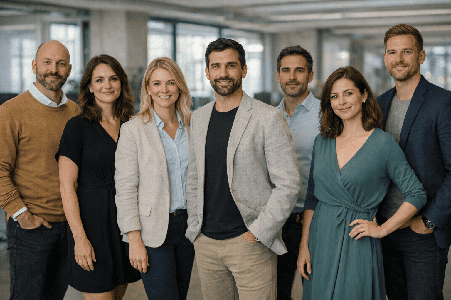 Team working on AI trading platform — Pełna Zyskowów